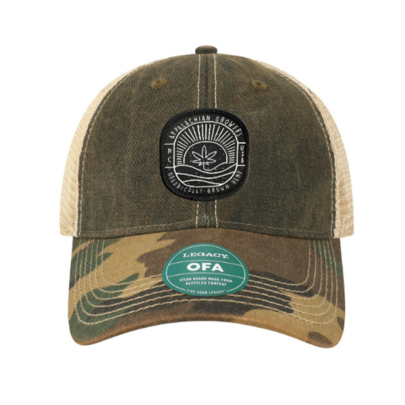 AG Seal Snapback Hat- Army Camo/ Khaki Mesh