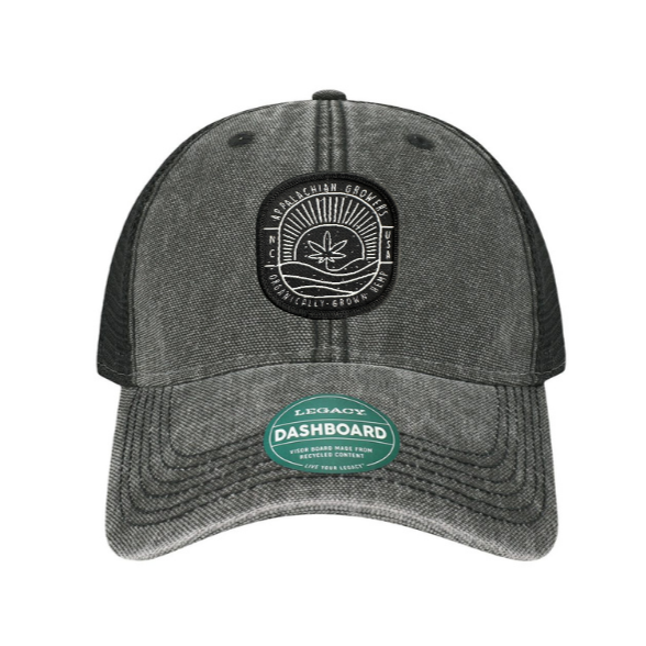 AG Seal Snapback Hat- Grey/Black Mesh