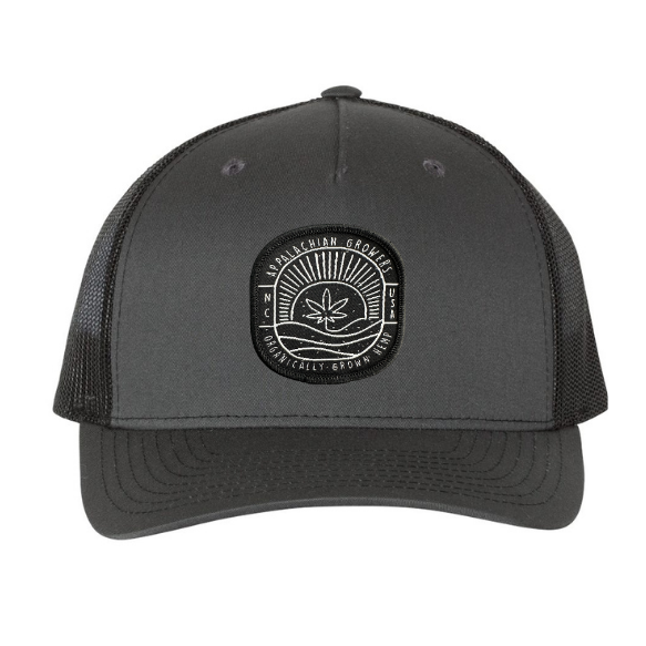 AG Seal Snapback Hat- Charcoal/Black