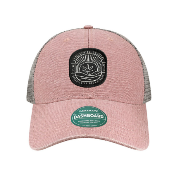 AG Seal Snapback Hat- Dusty Rose