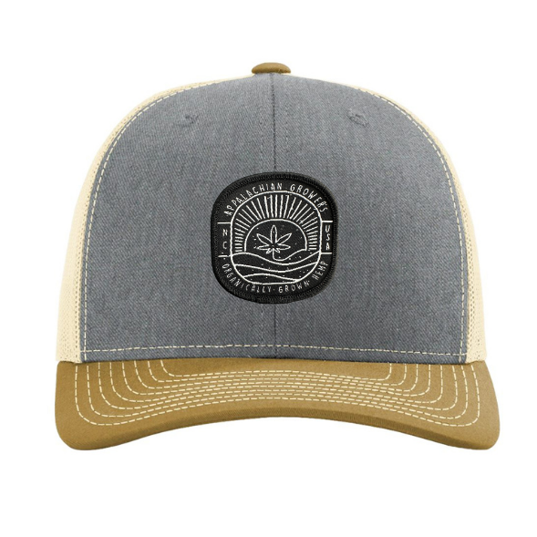 AG Seal Snapback Hat- Grey/Birch/Amber Gold