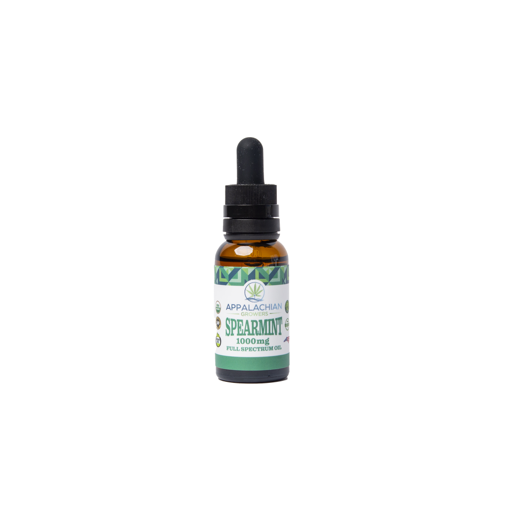 Spearmint CBD Oil | Full Spectrum Hemp Tinctures | Appalachian Growers