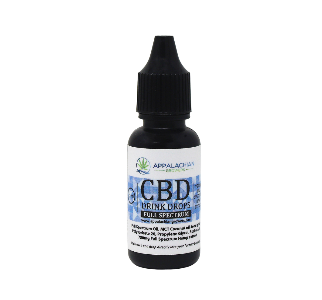 Drink Drops | 750mg | Full Spectrum | Water Soluble